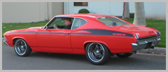 1969 Chevelle Super Muscle Car Rendering