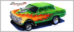 Barry's Speed Shop's GANGREEN Chevrolet Nova Super Muscle Car